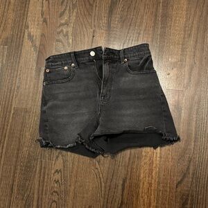 American eagle high rise jean shorts